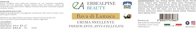 Crema snellente bava di lumaca